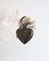 Mulberry Heart Key Ring, back view
